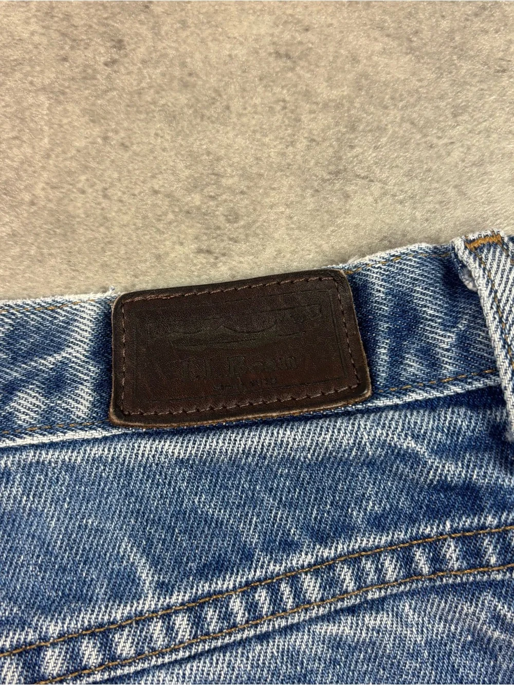 Vintage 90s ll bean light wash denim shorts jorts